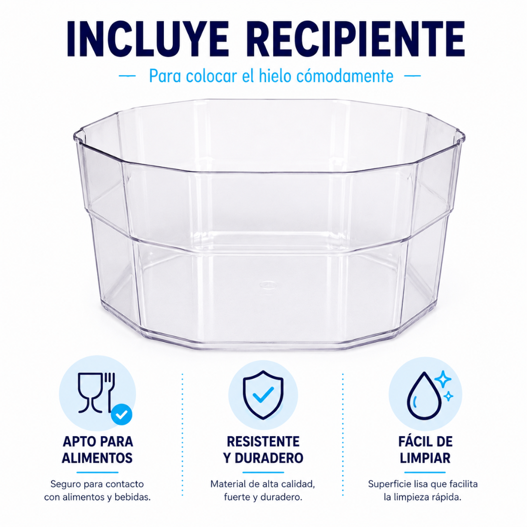 Trituradora de hielo manual