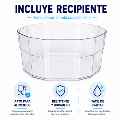 Trituradora de hielo manual