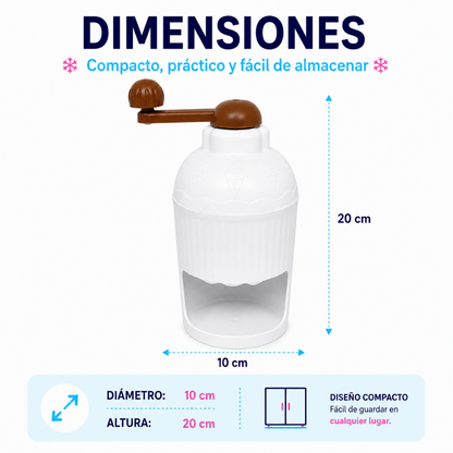 Trituradora de hielo manual