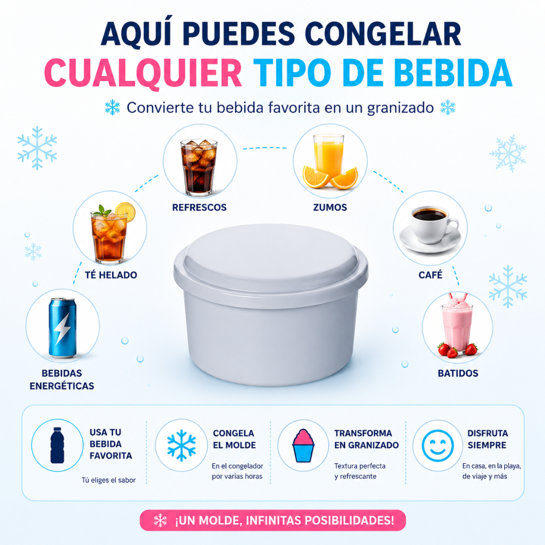 Trituradora de hielo manual